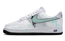 Кроссовки Nike Air Force 1 Skateboard Shoes Men Low-Top White Black dv0788-103(team10-青竹琼枝) | white