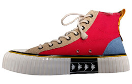 Кеды Kappa One Piece Canvas Shoes Unisex High-Top Red Blue Brown kpcbgvs62c-564