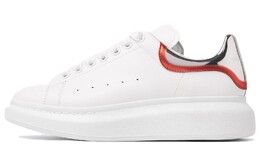 Кроссовки Alexander McQueen Oversized White Silver Red Metallic 750335widjn9174