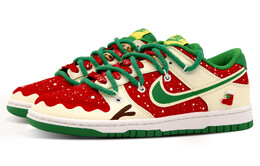 Кроссовки Nike Dunk, красный/зеленый dv0833-300(team52-圣诞麋鹿男款s-box)