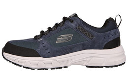 Свободная посадка Кроссовки для жизни Мужские низкие синие Skechers 51893-nvbk