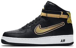 Кроссовки Nike Air Force 1 High Nba Black Metallic Gold av3938-001