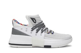 Кроссовки Adidas D Lillard 3 'BHM', белый by3474 | white