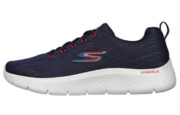 Кроссовки Go Walk Flex Lifestyle для мужчин с низким верхом, темно-синие/оранжевые/белые Skechers 216481-nvrd