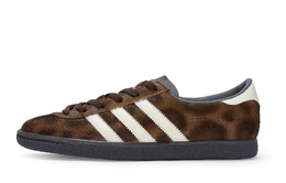 Кроссовки Adidas Stadt Skateboarding Shoes Men Low-top White, коричневый ji1880(team80-男款米色豹纹s-box) | brown/white