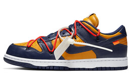 Кроссовки Nike X Off-White Dunk Low "University Gold" Sneakers ct0856-700
