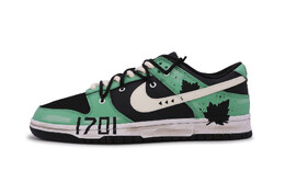 Кроссовки Nike Dunk Skateboard Shoes Men Low-Top Black Green dj6188-002