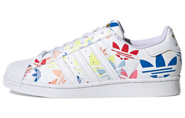 Кроссовки Adidas Superstar Skateboard Shoes Unisex Low-Top White Yellow/Blue Red h00183