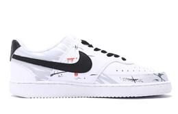 Кроссовки Nike Court Vision 1 Skateboarding Shoes Men Low-top White/black/gray, черный dh2987-101(team28-城际未来) | black