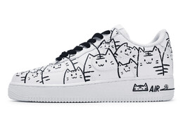 Кроссовки Nike Air Force 1 Skateboard Shoes Men Low-Top Black White cw2288-111(team80-男款爆发虎s-box) | black/white