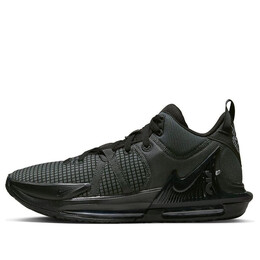 Кроссовки lebron witness 7 'black anthracite' Nike, черный dm1123-004 | black/anthracite/black
