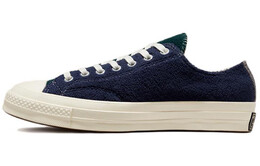 Кеды Converse Chuck Taylor All Star 70 Ox Renew Upcycled Fleece Black Blue Green 172268c