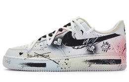 Кроссовки Nike Air Force 1 Skateboard Shoes Men Low-Top White Black Pink cw2288-111(team80-男款恋爱幻想白黑粉）