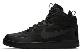 Кроссовки Nike Court Borough Mid Winter Triple Black aa0547-002