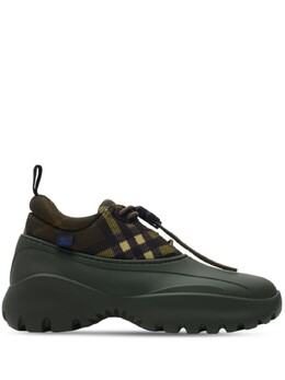 Burberry кроссовки Check Scoot Trek, зеленый 8097169 | зеленый