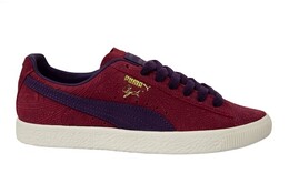 Кожаные низкие кроссовки на шнуровке Classic Clyde Basket Paisley 369279 01 Puma, красный 3939538 | rot