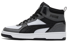 Кеды Puma Rebound Skateboarding Unisex, белый/черный/серый 387875-01