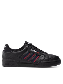 Кроссовки мужские Adidas Continental 80 кожаные со вставками, черный continental 80 stripes fx5091 | fekete