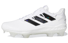 Кроссовки Adizero Cleats для тренировок мужские с низким верхом белого/черного цвета Adidas h00990