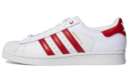 Кроссовки Adidas Superstar Velcro White Red fy3117