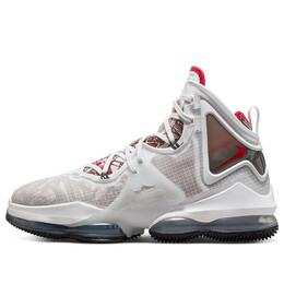 Кроссовки lebron 19 ep 'sketch' Nike, белый dc9340-101 | white/university red/black