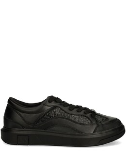 Кроссовки с монограммой-логотипом Armani Exchange, черный xux193xv908 | черный