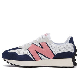 Кроссовки 327 New Balance, белый ms327pw | white/blue/pink