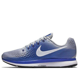 Кроссовки air zoom pegasus 34 'grey racer blue' Nike, серый 880555-007 | wolf grey/white/racer blue