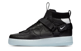 Кроссовки Nike Air Force 1 Mid Utility Black Half Blue aq9758-001