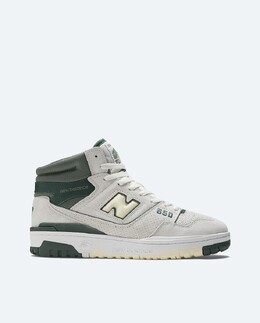 Мужские повседневные кроссовки Retro Basket 650 PREMIUM New Balance, белый зеленый a48470414 | blanco / verde