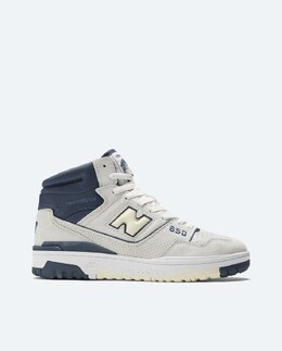 Мужские повседневные кроссовки Retro Basket 650 PREMIUM New Balance, белый/темно-синий a48470414 | blanco / azul marino