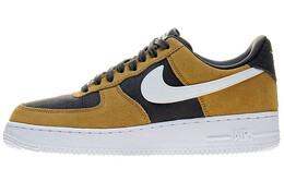 Кроссовки для скейтбординга Air Force 1 мужские с низким верхом белые/коричневые/желтые Nike 488298-207