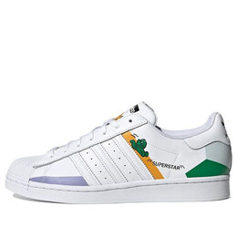 Кроссовки суперзвезда Adidas, белый gx2179 | white/light gray/green/yellow/purple