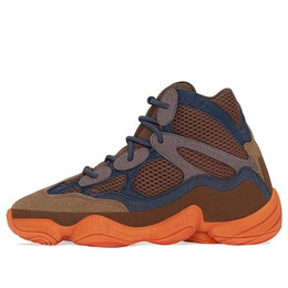 Кроссовки 500 высокие Adidas Yeezy, коричневый gw2873 | brown/orange