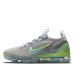 Кроссовки air vapormax 2021 flyknit Nike, серый dh4084-003 | grey/green