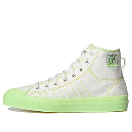 Кроссовки оригиналы nizza hi rf Adidas, бежевый gx2706 | cream/yellowgreen