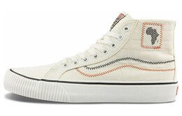 Кроссовки Vans Juju Surf Club X Vans SK8-HI 'White Orange Black' vn0a4bx6yq1