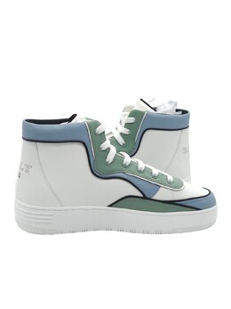 Bally Kenton 6302315 Мужские белые высокие кожаные кроссовки, белый 7298003632188 | white