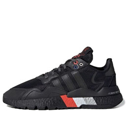 Кроссовки ночные джоггеры Adidas, черный fv3788 | core black/silver metallic