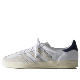Кроссовки x kith gazelle для помещений Adidas, белый ie2572 | white/navy