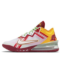 Кроссовки mimi plange x lebron 18 low ep Nike, белый cv7564-102 | white/red/yellow