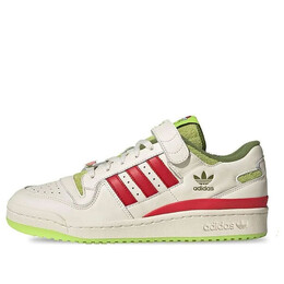 Кроссовки x dr. seuss forum low Adidas, белый id3512 | cream white/collegiate red/solar slime