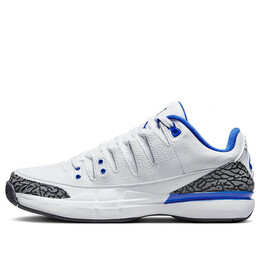 Кроссовки zoom vapor aj3 Nike, белый dv9367-100 | white/racer blue/black/dark grey