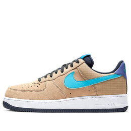 Кроссовки air force 1 низкие Nike, хаки cd0887-201 | khaki/blue/purpleblack