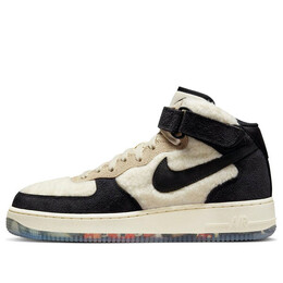 Кроссовки air force 1 mid Nike, бежевый do2123-113 | cream/black