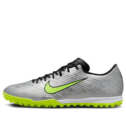 Кроссовки zoom vapor 15 академия tf turf Nike, серебряный fb8396-060 | mtlc silver/volt-black