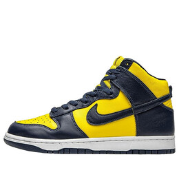 Кроссовки данки высокие ле Nike, желтый 981012-471 | yellow/black