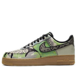 Кроссовки air force 1 low qs Nike, черный ct8441-002 | black/green spark