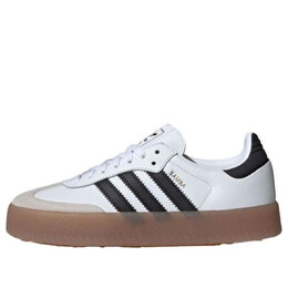 Кроссовки самбэ Adidas, белый jl1349 | white/black/gum