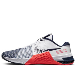 Кроссовки меткон 8 Nike, белый do9328-101 | white/bright crimson/obsidian